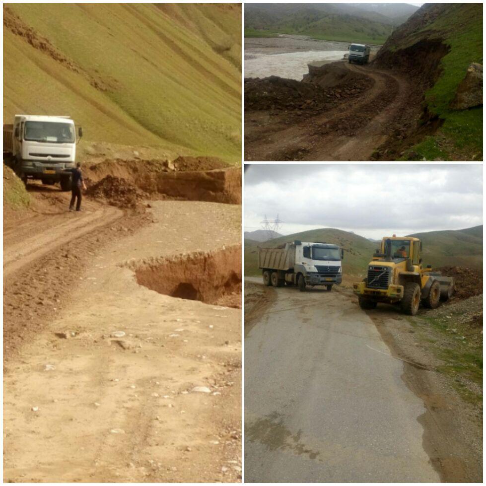 بازگشایی راه ۳۰ روستا در سه بخش شهرستان نوراباد لرستان
