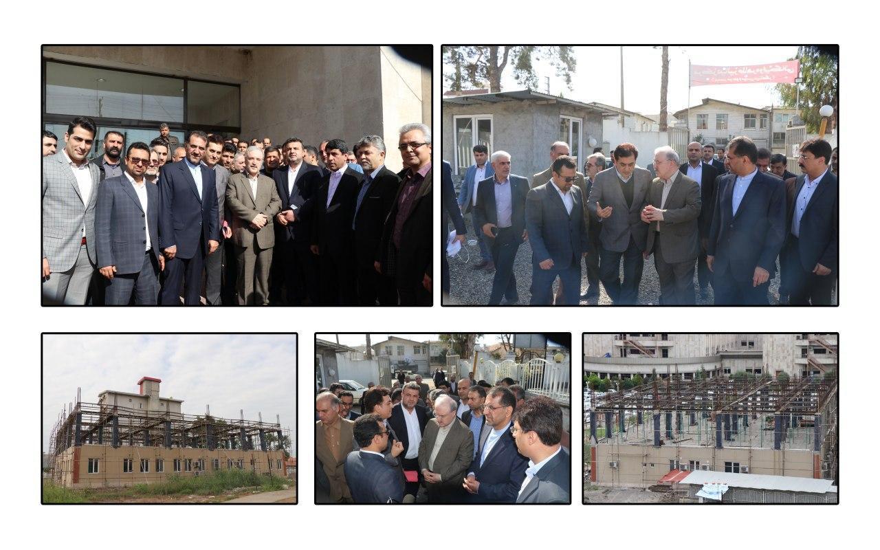 افتتاح پروژه های عمرانی دانشکده بابل توسط وزیر