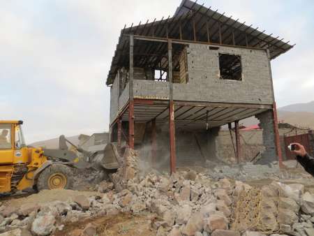 توقف ساخت وساز غیر مجاز روستای عباس آباد