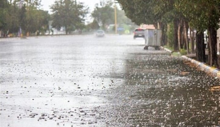 پیش بینی بارندگی همراه با رعد و برق در استان قزوین