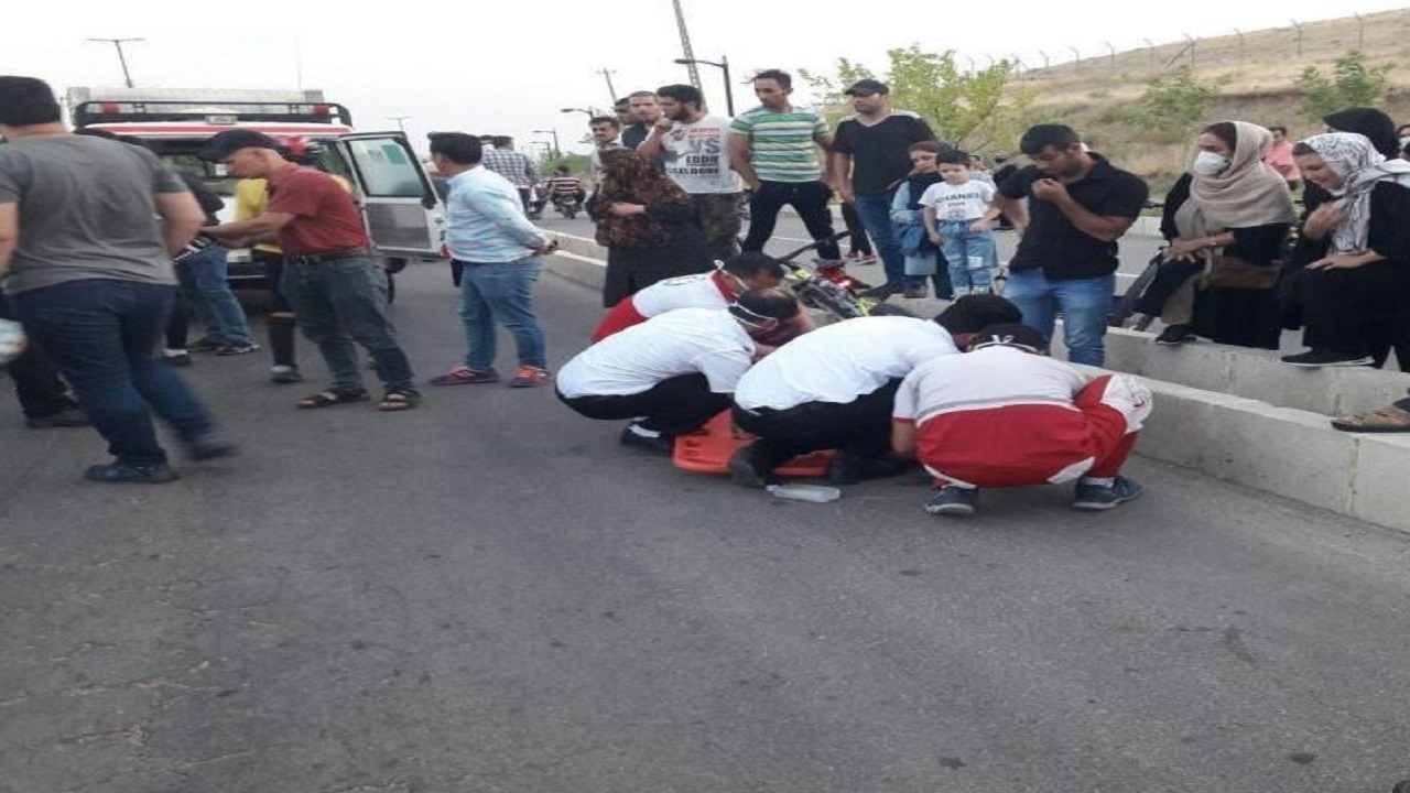 وقوع دو حادثه در جاده سلامت قزوین
