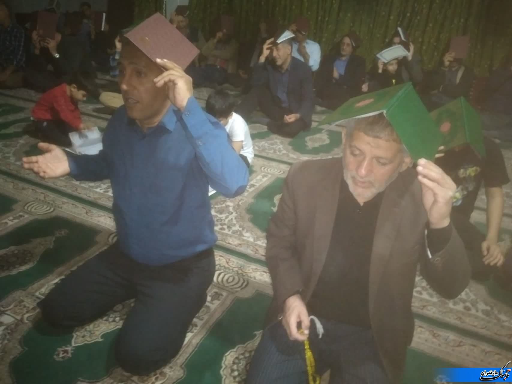 برگزاری مراسم اولین شب از شب‌های قدر در مسجد قائم(عج) شهرستان نکا+ تصاویر