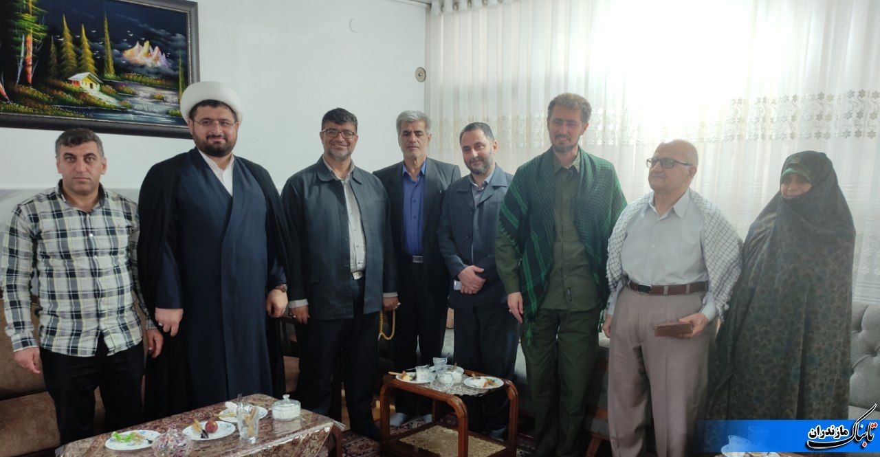 رئیس کمیته امداد مازندران با جانباز جنگ تحمیلی در نکا دیدار کرد