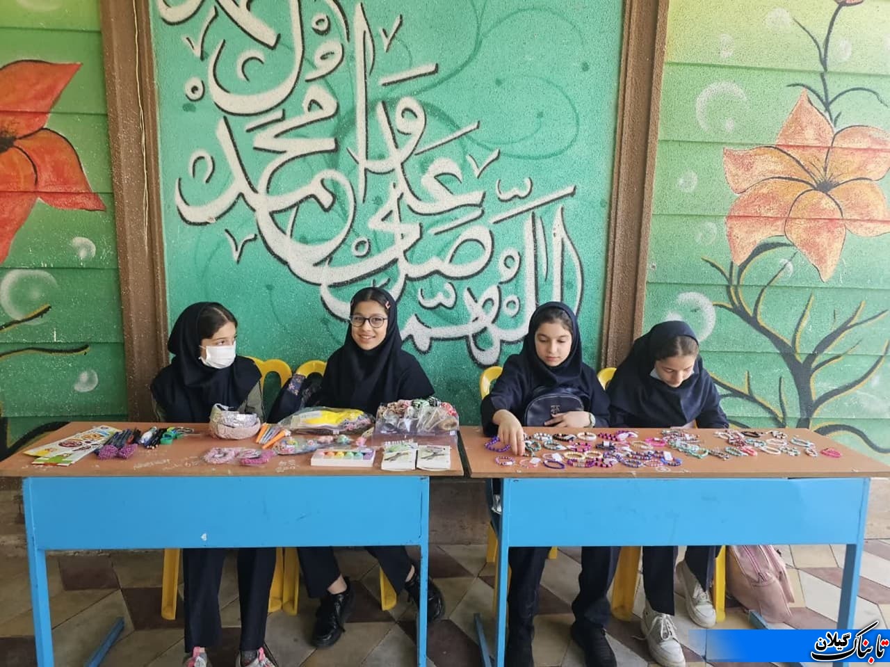 گزارش تصویری بازارچه کارآفرینی در دبیرستان کفایت تقی زاده رودسر