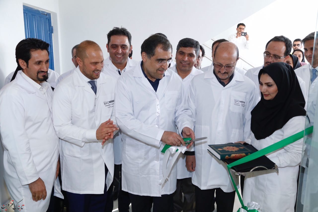 آزمایشگاه شیمی و میکروبی بزرگترین تولید کننده شیرخشک کشور در قزوین افتتاح شد