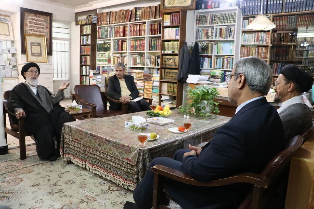 دیدار استاندار خراسان رضوی با آیت&zwnj;الله سیدان