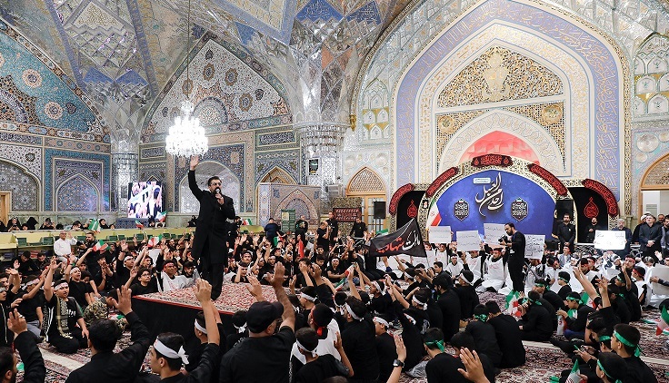 جلوه‌هایی از عشق و ارادت نوجوانان به حضرت قاسم (ع) در مراسم «احلی من العسل»