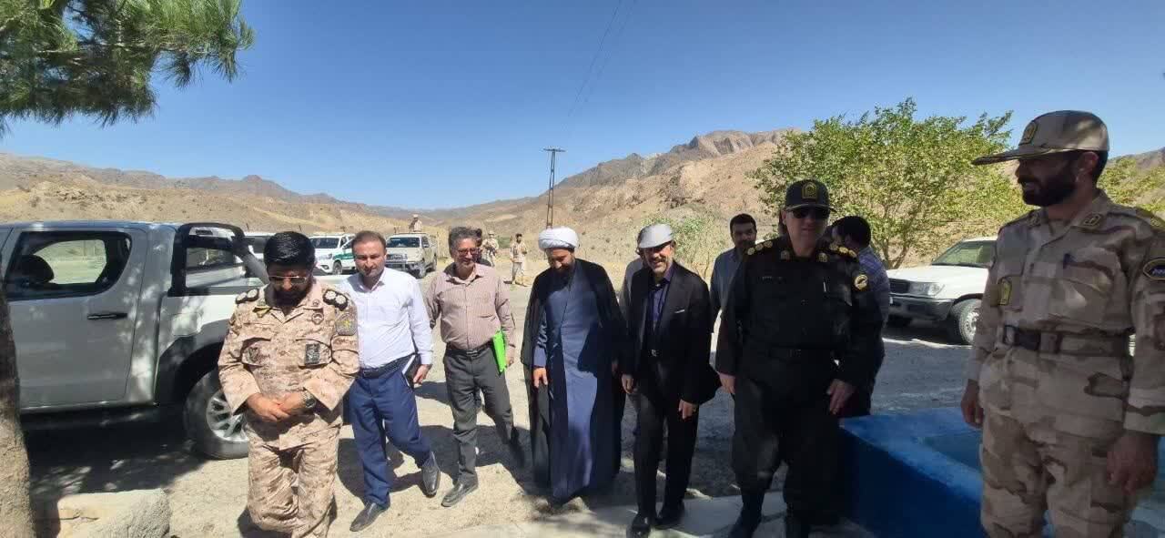 بررسی وضعیت نوار مرزی صالح‌آباد استان خراسان رضوی با حضور معاون وزیر کشور