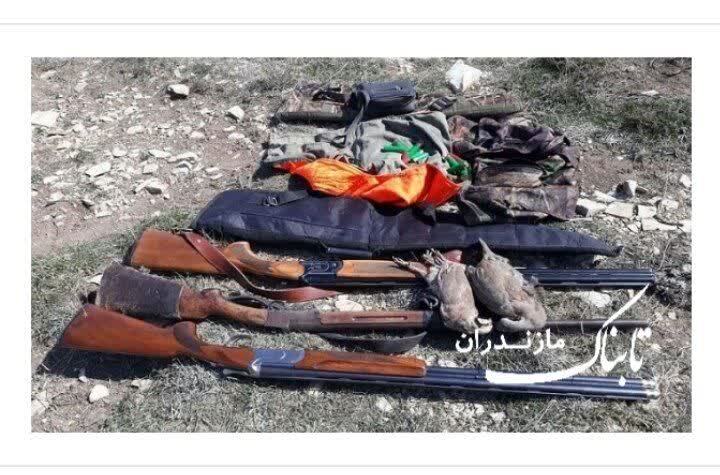 کشف ۲۵ قبضه سلاح شکاری از شکارچیان متخلف